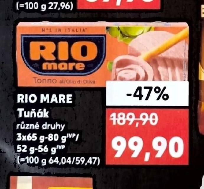 Rio Mare Tuňák
