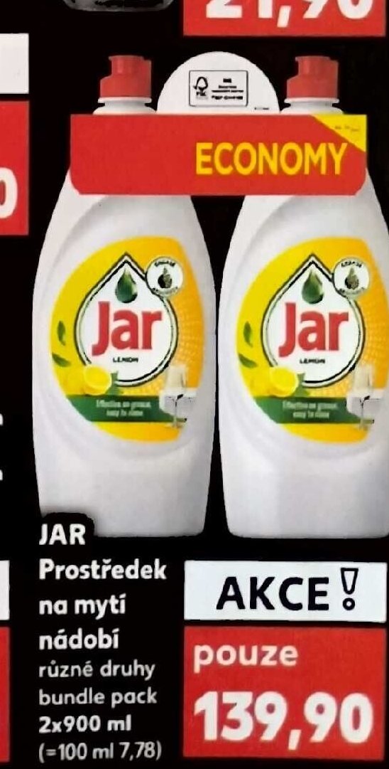 Jar prostředek na mytí nádobí