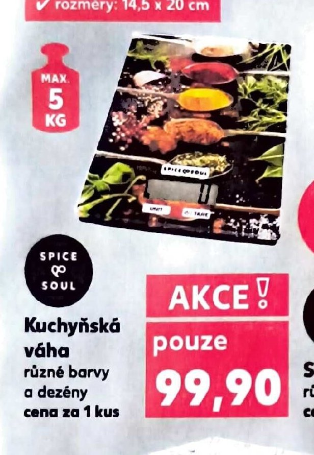 Kuchyňská váha