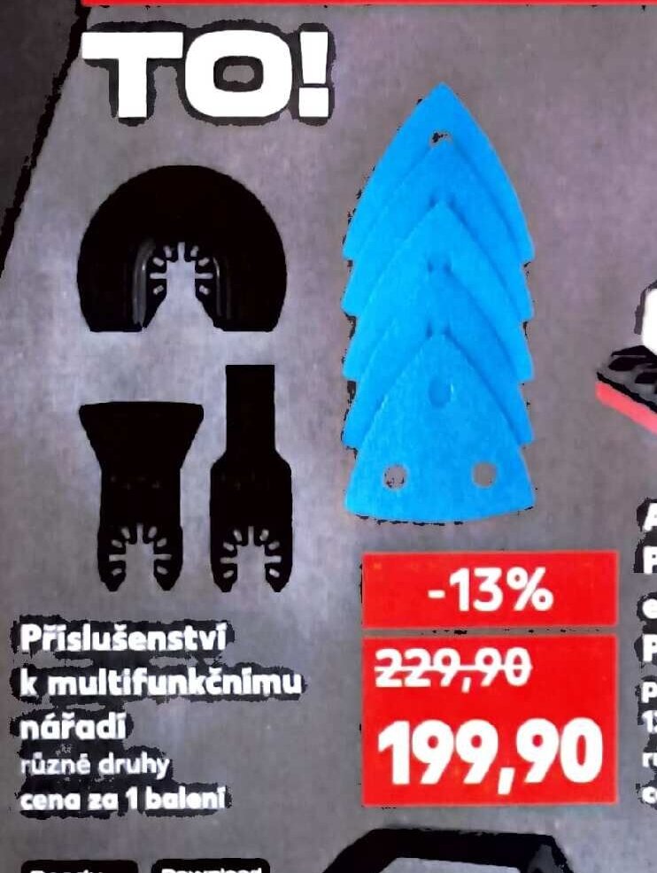 Příslušenství k multifunkčnímu nářadí