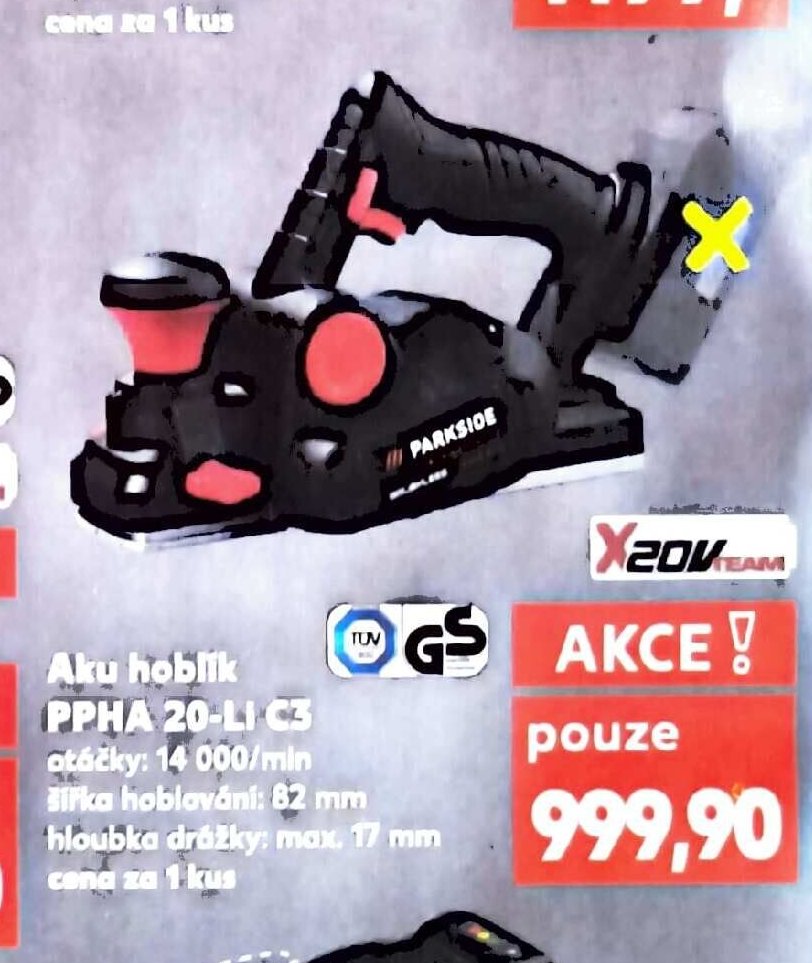 Aku hoblík PPHA 20-Li C3