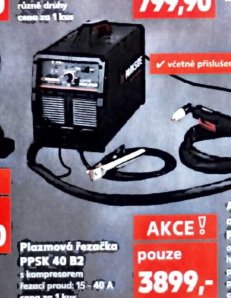 Plazmová řezačka PPSK 40 B2