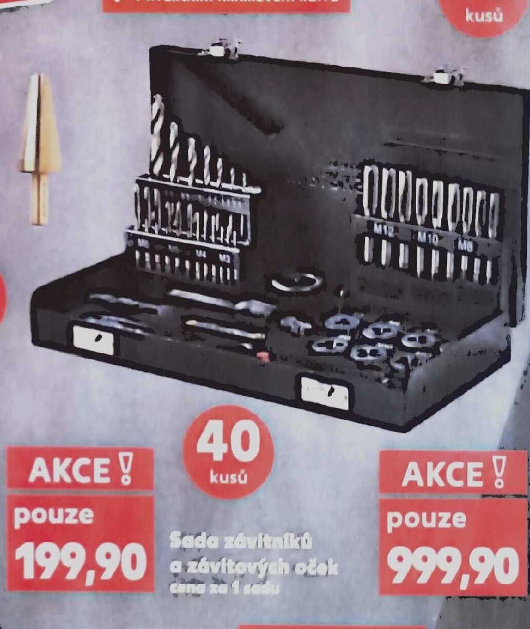 Sada závitníků a závitových oček