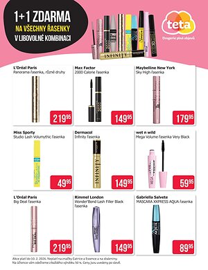 akční leták Teta drogerie 30.1.2026-10.2.2026