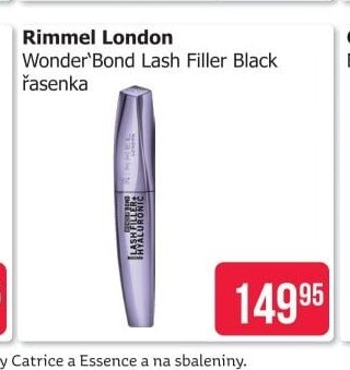 Rimmel London Wonder'Bond Lash Filler Black řasenka