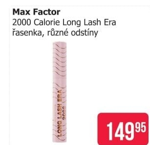 Řasenka 2000 Calorie Long Lash Era Max Factor