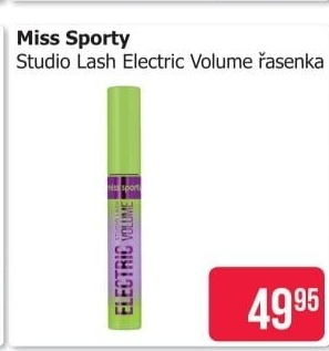 Řasenka Electric Volume Studio Lash Miss Sporty