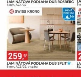 LAMINÁTOVÁ PODLAHA DUB SPLIT