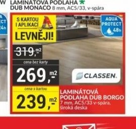 LAMINÁTOVÁ PODLAHA DUB BORGO