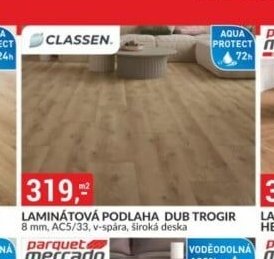 LAMINÁTOVÁ PODLAHA DUB TROGIR