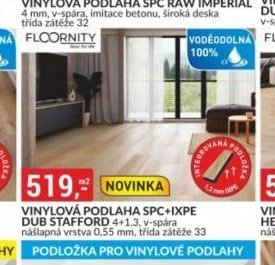 VINYLOVÁ PODLAHA SPC+IXPE DUB STAFFORD