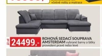 ROHOVÁ SEDACÍ SOUPRAVA AMSTERDAM
