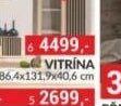 VITRÍNA 86,4x131,9x40,6 cm