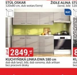KUCHYŇSKÁ LINKA EWA 180 cm