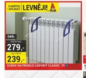 SUŠÁK NA PRÁDLO LEIFHEIT CLASSIC 70
