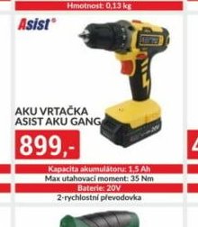 Aku vrtačka Asist aku gang
