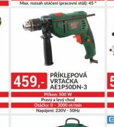 Příklepová vrtačka AE1P50DN-3