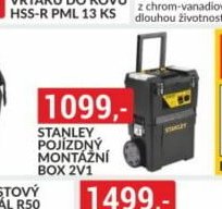 Stanley pojízdný montážní box 2v1
