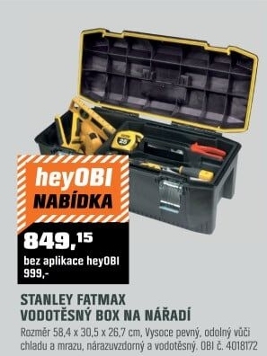 Kufr profivodotěsný 23 palců