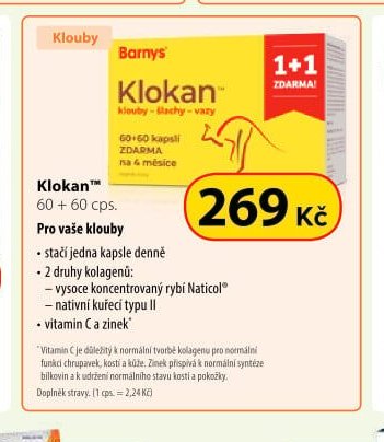 Klokan 60 + 60 cps.