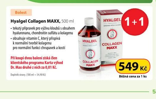 Hyalgel Collagen MAXX, 500 ml