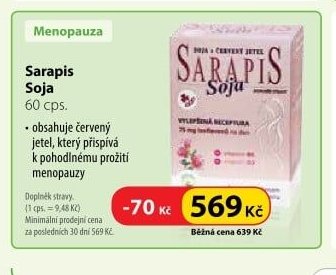 Sarapis Soja 60 cps.