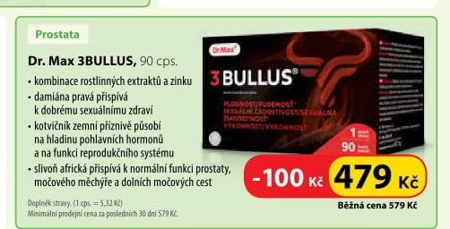 Dr. Max 3BULLUS, 90 cps.