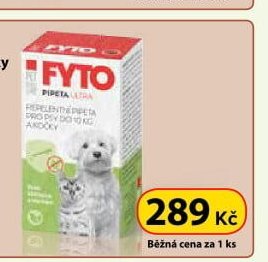 FYTO PIPETA ULTRA pro psy do 10 kg a kočky 1x 15 ml - Dr. Max akcniletaky.com