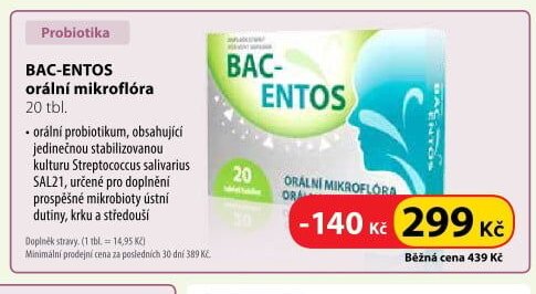 BAC-ENTOS orální mikroflóra