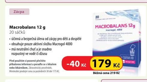 Macrobalans 12 g