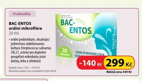 BAC-ENTOS orální mikroflóra