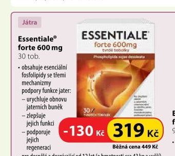 Essentiale forte 600 mg 30 tob.