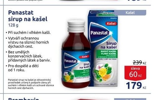 Panastat sirup na kašel 128 g