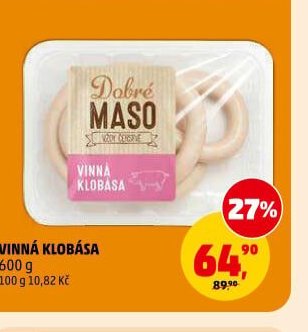 Vinná klobása 600 g