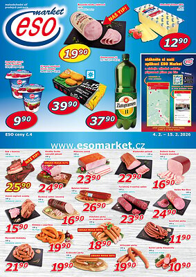 akční leták ESO MARKET 4.2.2026-15.2.2026
