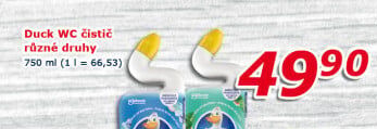 Gelový čistič WC Duck