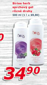 Sprchový gel Sirios Herb