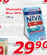Sýr Niva Jihočeská 45% Madeta