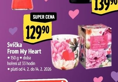 Svíčka From My Heart