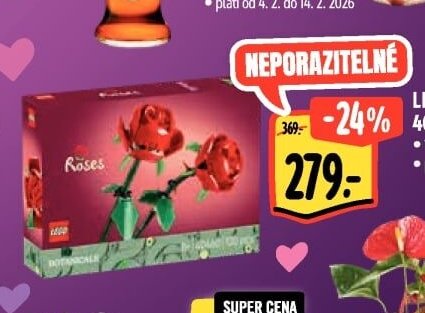 LEGO Botanicals 40460 Růže - Albert akcniletaky.com