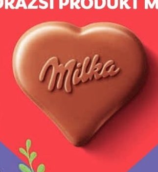 Čokoládové srdce Milka