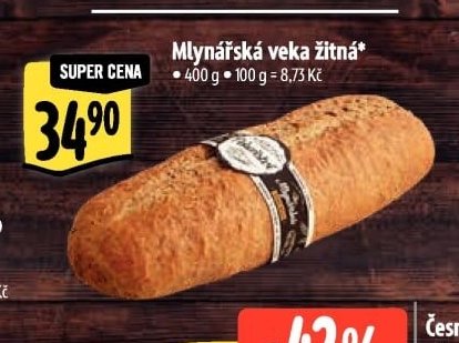 Mlynářská veka žitná