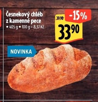 Česnekový chléb z kamenné pece