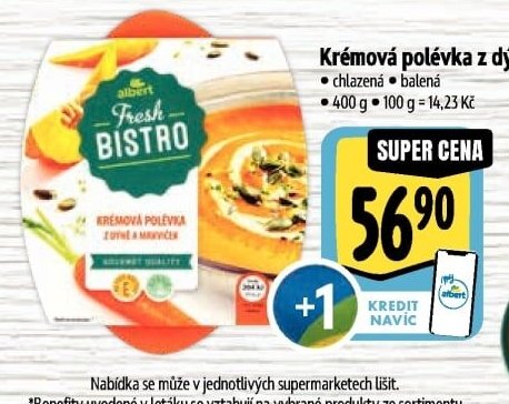 Krémová polévka z dýně a mrkviček