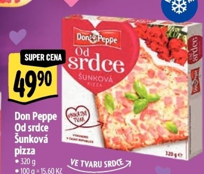 Pizza Od srdce mražená Don Peppe