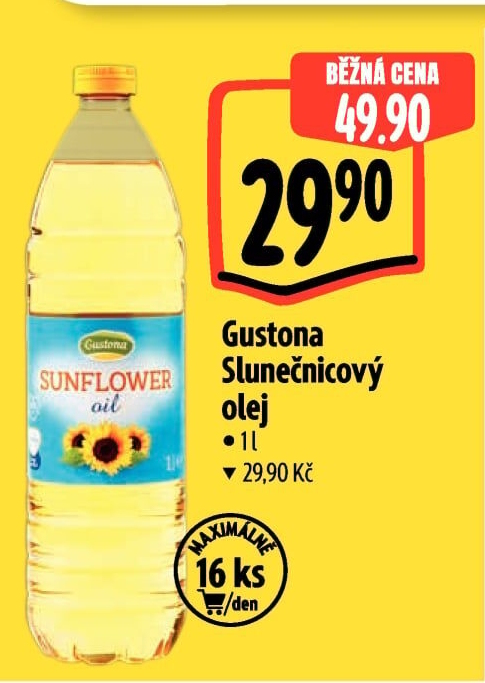 Řepkový olej Gustona