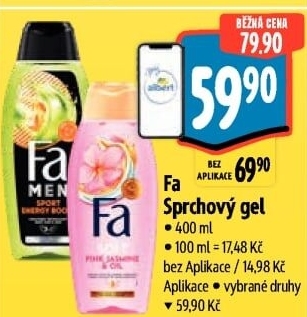 Sprchový gel Fa