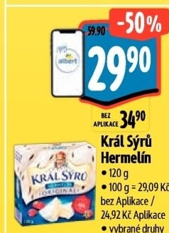 Sýr Hermelín Král sýrů
