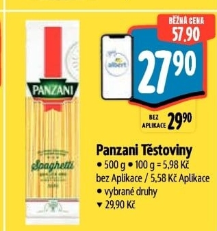Těstoviny Panzani
