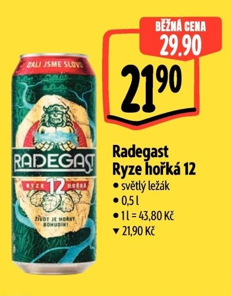 Radegast Ryze hořká 12